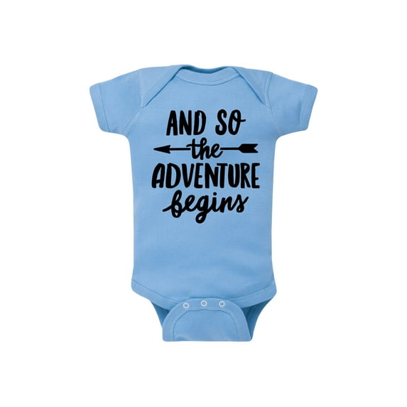 Instant Message - And So The Adventure Begins - Infant Baby One Piece
