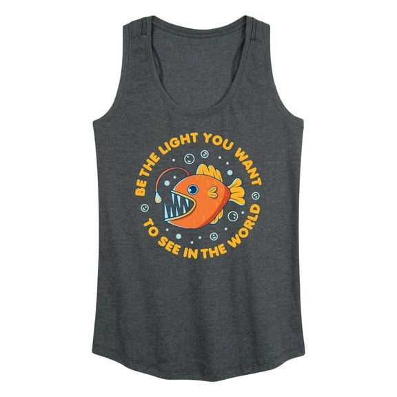 Instant Message - Angler Be The Light - Women's Racerback Tank
