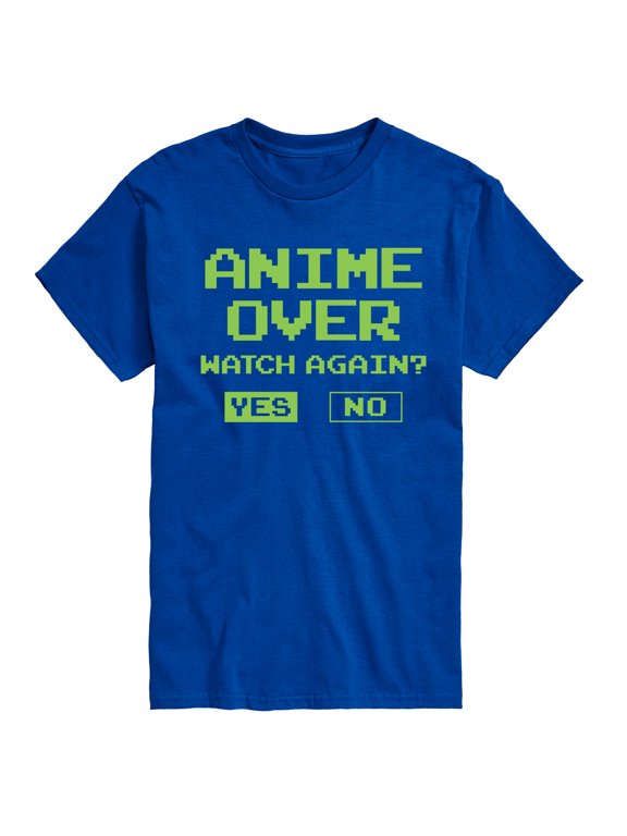 - Anime Over Yes No Short Sleeve Graphic T-Shirt