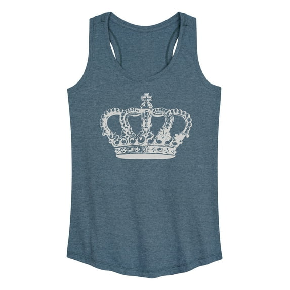 Instant Message - Antique Crown - Women's Racerback Tank Top