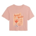 thumbnail image 1 of Instant Message - Aperol Spritz Cropped Graphic T-Shirt, 1 of 4