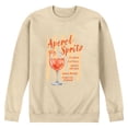 thumbnail image 1 of Instant Message - Aperol Spritz Graphic Fleece Sweatshirt, 1 of 4