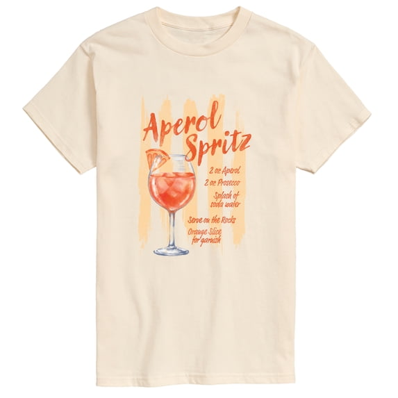 Instant Message - Aperol Spritz - Men's Short Sleeve Graphic T-Shirt