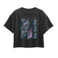thumbnail image 1 of Instant Message - Arcade Gradient - Youth Girl Short Sleeve Boxy Tee, 1 of 5