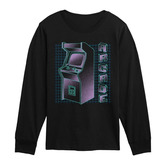 Instant Message - Arcade Gradient - Youth Long Sleeve Graphic T-shirt