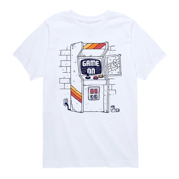 Instant Message - Arcade Scene - Youth Short Sleeve Graphic T-shirt