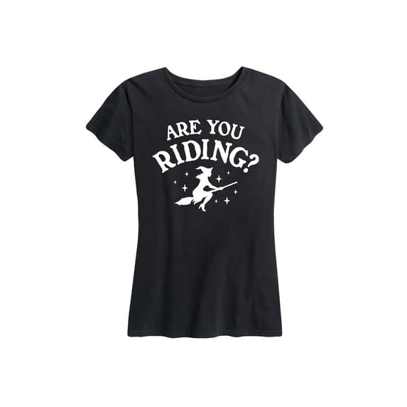 Instant Message - Are You Riding Witch - Women's Short Sleeve Graphic T-Shirt