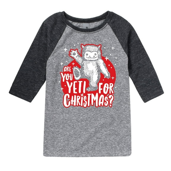 Instant Message - Are You Yeti For Christmas - Youth Raglan