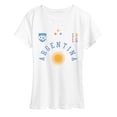 thumbnail image 1 of Instant Message - Argentina Soccer Jersey - Women's Short Sleeve Graphic T-Shirt, 1 of 5