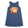 thumbnail image 1 of Instant Message - Arizona Desert - Toddler & Youth Girls A-line Dress, 1 of 6