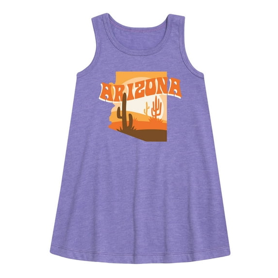 Instant Message - Arizona Desert - Toddler & Youth Girls A-line Dress