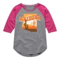 thumbnail image 1 of Instant Message - Arizona Desert - Toddler & Youth Girls Raglan Graphic T-Shirt, 1 of 6