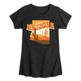 thumbnail image 1 of Instant Message - Arizona Desert - Toddler & Youth Girls Short Sleeve Graphic T-Shirt, 1 of 6