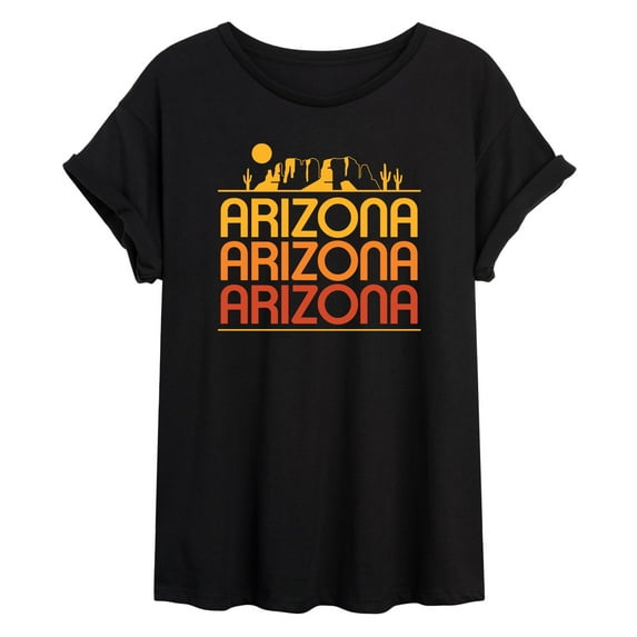 Instant Message - Arizona Repeat - Women's Oversized Graphic T-shirt