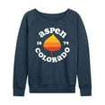 thumbnail image 1 of Instant Message - Aspen Colorado 1879 - Women's Lightweight French Terry Long Sleeve Shirt, 1 of 6