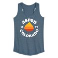 thumbnail image 1 of Instant Message - Aspen Colorado 1879 - Women's Racerback Tank Top, 1 of 6