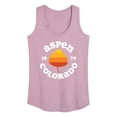 thumbnail image 1 of Instant Message - Aspen Colorado 1879 - Women's Racerback Tank Top, 1 of 6