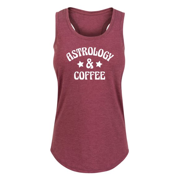 Instant Message - Astrology And Coffee - Women's Racerback Tank