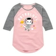 thumbnail image 1 of Instant Message - Astrolotl - Toddler And Youth Girls Raglan Graphic T-Shirt, 1 of 6