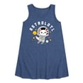 thumbnail image 1 of Instant Message - Astrolotl - Toddler and Youth Girls A-line Dress, 1 of 6