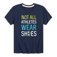 thumbnail image 1 of Instant Message - Athletes Wear Shoes - Toddler And Youth Short Sleeve Graphic T-Shirt, 1 of 6