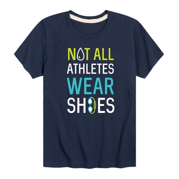 Instant Message - Athletes Wear Shoes - Toddler And Youth Short Sleeve Graphic T-Shirt