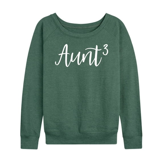 Instant Message - Aunt Cubed - Women's Lightweight French Terry Long Sleeve Shirt