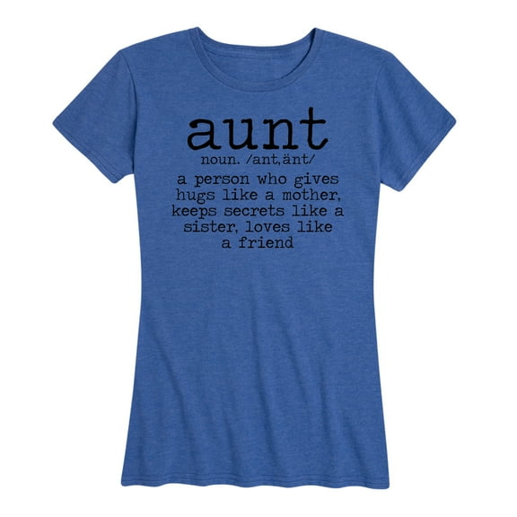 Instant Message - Aunt Defintion - Women's Short Sleeve Graphic T-Shirt