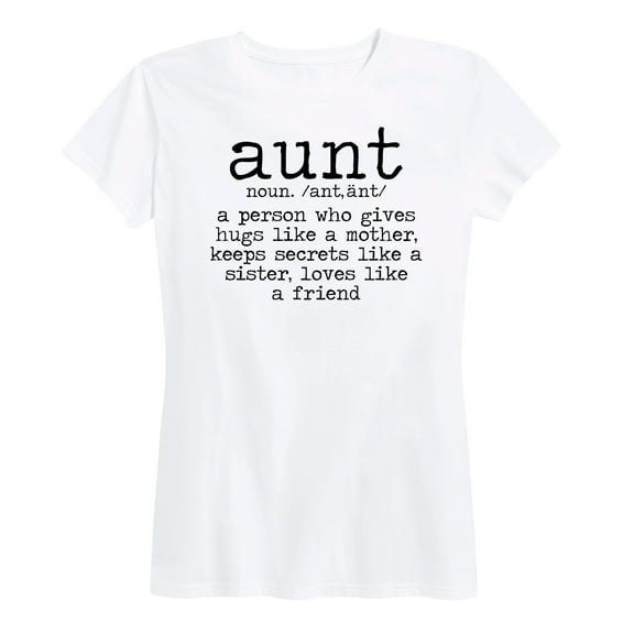 Instant Message - Aunt Defintion - Women's Short Sleeve Graphic T-Shirt