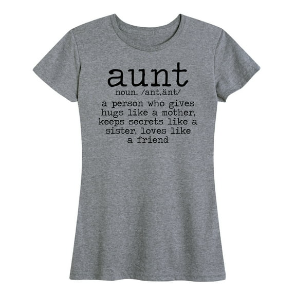 Instant Message - Aunt Defintion - Women's Short Sleeve Graphic T-Shirt