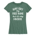 thumbnail image 1 of Instant Message - Aunt Isn't My First Name - Women's Short Sleeve Graphic T-Shirt, 1 of 5