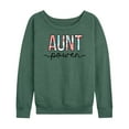 thumbnail image 1 of Instant Message - Aunt Power - Women's Lightweight French Terry Long Sleeve Shirt, 1 of 6