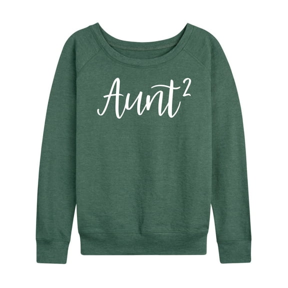 Instant Message - Aunt Squared - Women's Lightweight French Terry Long Sleeve Shirt