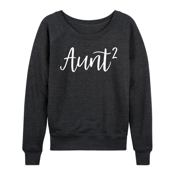 Instant Message - Aunt Squared - Women's Lightweight French Terry Long Sleeve Shirt