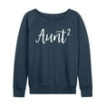 thumbnail image 1 of Instant Message - Aunt Squared - Women's Lightweight French Terry Long Sleeve Shirt, 1 of 6