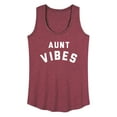 thumbnail image 1 of Instant Message - Aunt Vibes - Women's Racerback Tank Top, 1 of 6