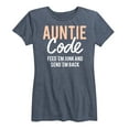 thumbnail image 1 of Instant Message - Auntie Code - Women's Short Sleeve Graphic T-Shirt, 1 of 5