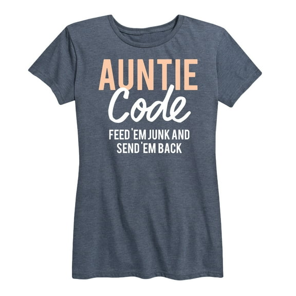 Instant Message - Auntie Code - Women's Short Sleeve Graphic T-Shirt