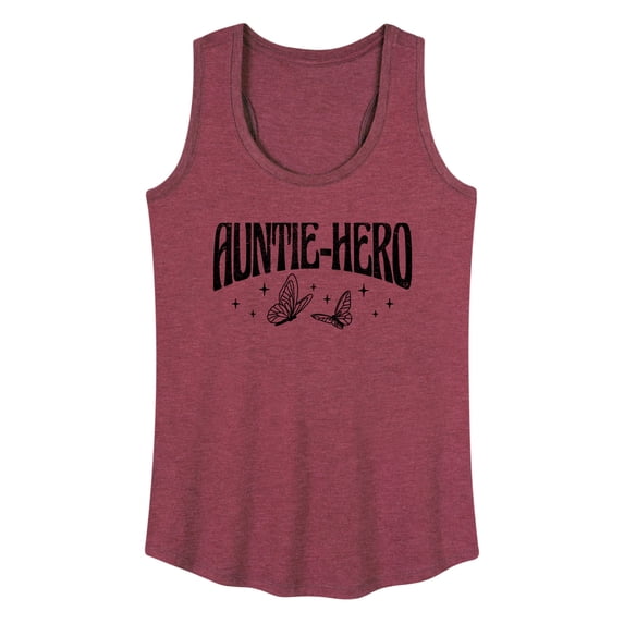 Instant Message - Auntie Hero - Women's Racerback Tank Top