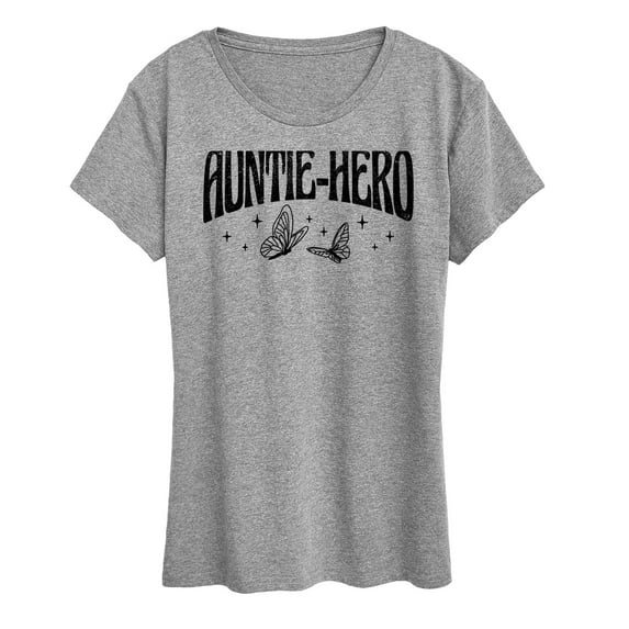 Instant Message - Auntie Hero - Women's Short Sleeve Graphic T-Shirt
