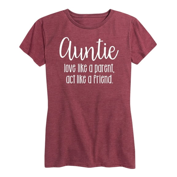 Instant Message - Auntie Love Like A Parent - Women's Short Sleeve Graphic T-Shirt