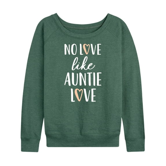 Instant Message - Auntie Love - Women's Lightweight French Terry Long Sleeve Shirt