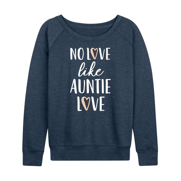 Instant Message - Auntie Love - Women's Lightweight French Terry Long Sleeve Shirt