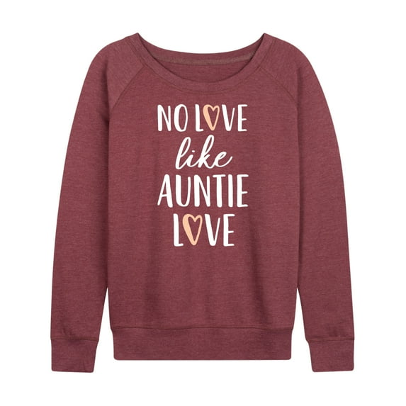 Instant Message - Auntie Love - Women's Lightweight French Terry Long Sleeve Shirt