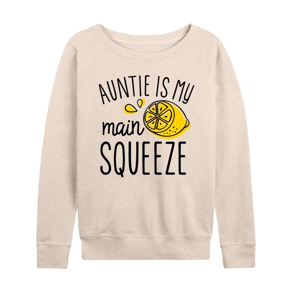 Instant Message - Auntie Main Squeeze - Women's Lightweight French Terry Long Sleeve Shirt