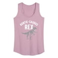 thumbnail image 1 of Instant Message - Auntie-Saurus Rex - Women's Racerback Tank Top, 1 of 6