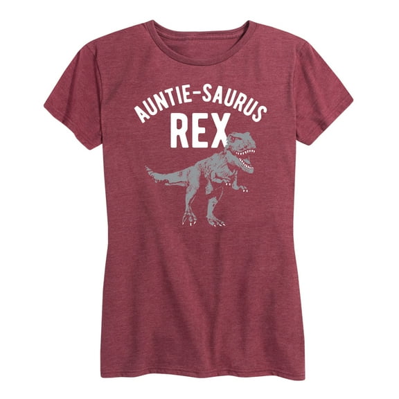Instant Message - Auntie-Saurus - Women's Short Sleeve Graphic T-Shirt