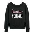 thumbnail image 1 of Instant Message - Auntie Squad - Women's Lightweight French Terry Long Sleeve Shirt, 1 of 6