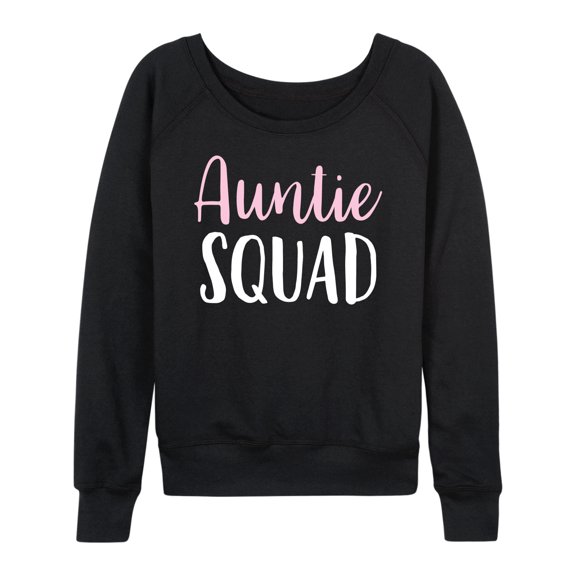 Instant Message - Auntie Squad - Women's Lightweight French Terry Long Sleeve Shirt