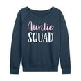 thumbnail image 1 of Instant Message - Auntie Squad - Women's Lightweight French Terry Long Sleeve Shirt, 1 of 6